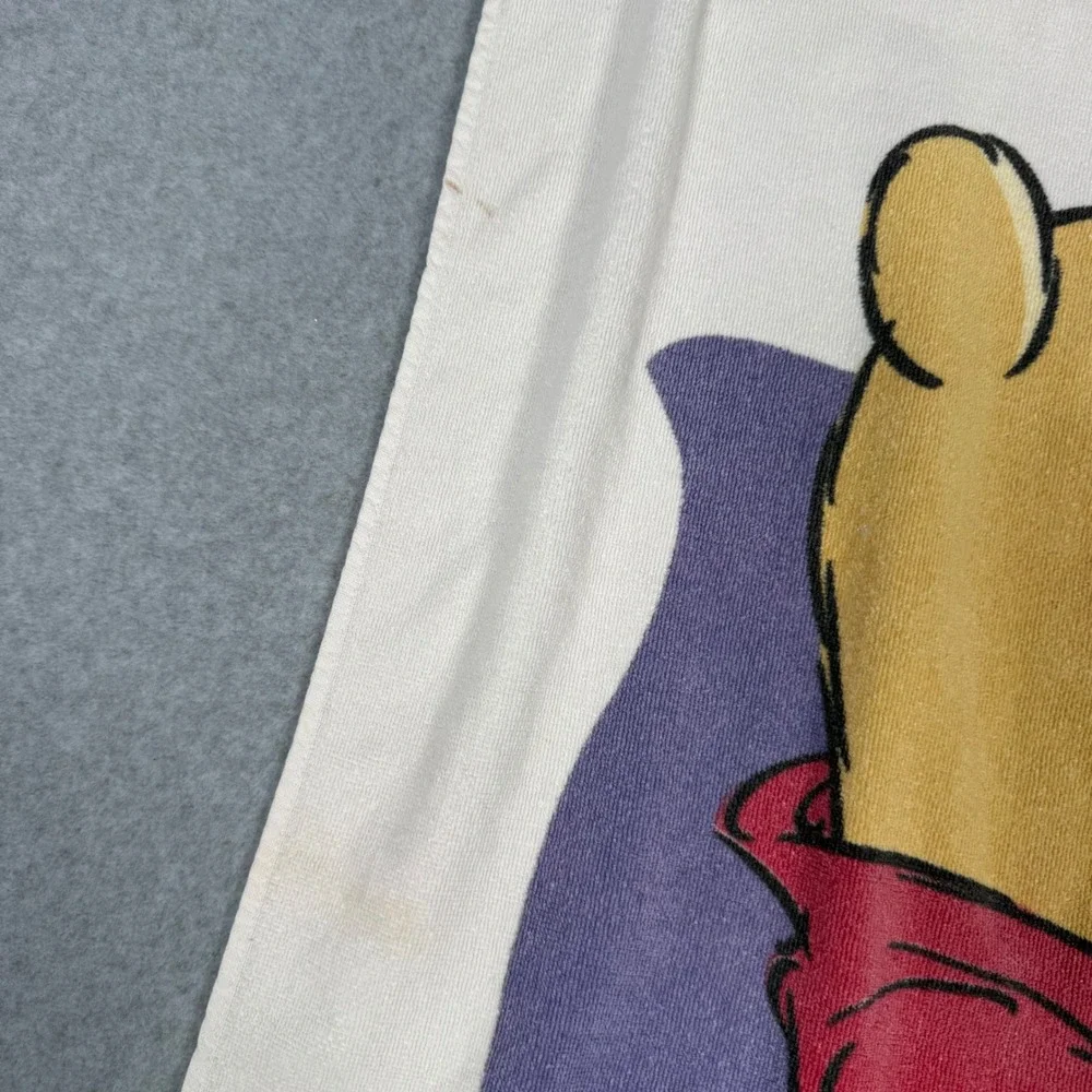 Vintage Disney Winnie the Pooh Beach Towel P is for Pooh Best Kind of Friend USA